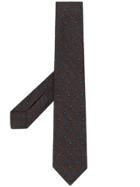 Barba Spot Print Tie - Brown