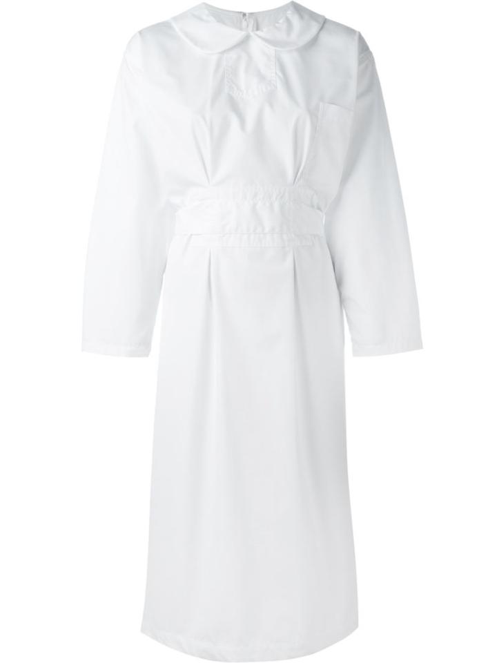 Comme Des Garçons Girl Peter Pan Collar Dress, Size: S, White, Polyester/cotton