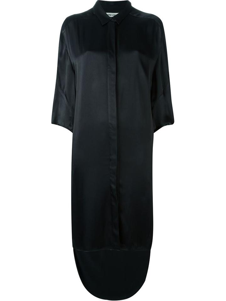 Henrik Vibskov 'aloe' Shirt Dress, Women's, Size: Medium, Black, Viscose