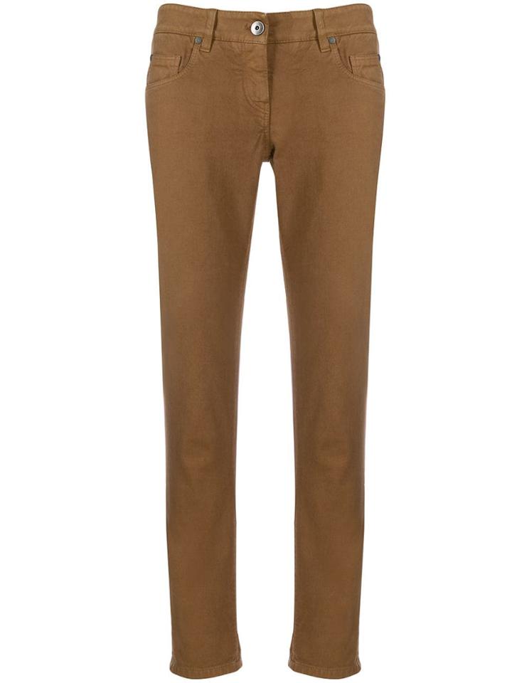 Brunello Cucinelli Straight Leg Jeans - Brown