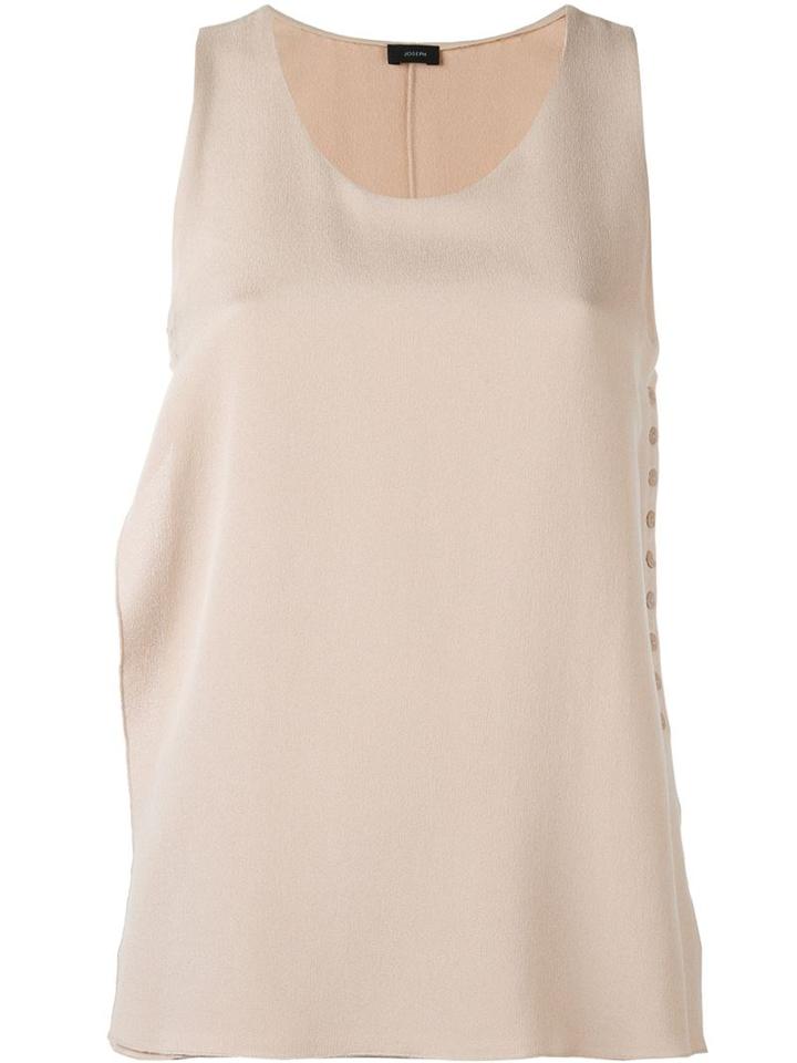 Joseph Side Buttoned Tank Top, Women's, Size: 36, Pink/purple, Silk