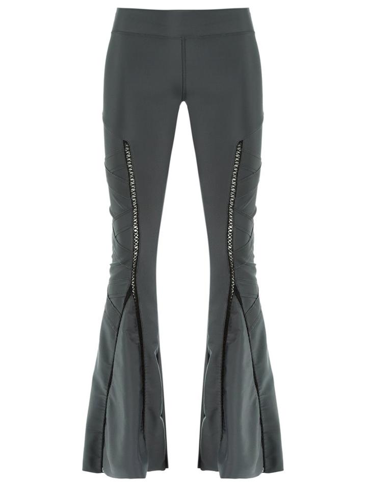 Andrea Bogosian Flared Trousers, Women's, Size: G, Black, Polyamide/polyurethane