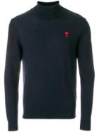 Ami Alexandre Mattiussi Ami De Caur Turtle Neck Sweater - Blue