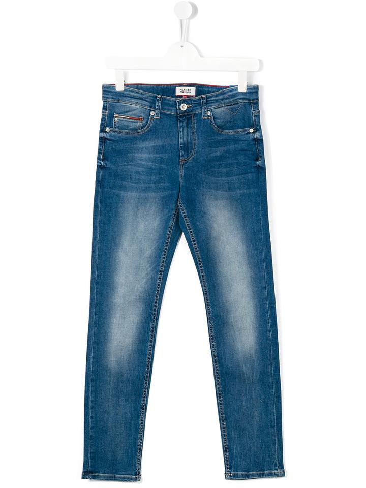 Tommy Hilfiger Junior Regular Jeans, Boy's, Size: 14 Yrs, Blue
