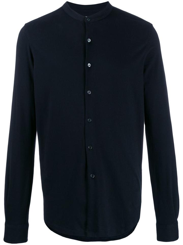 Majestic Filatures Button Down Sweatshirt - Blue