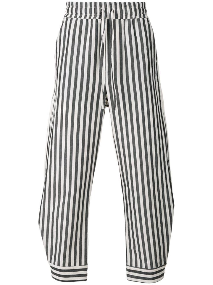 Damir Doma Prenio Striped Trousers - White