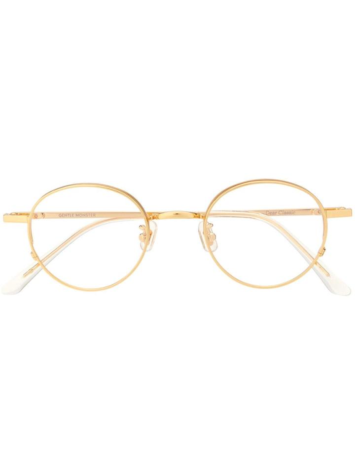 Gentle Monster The Dear Classic 03 Glasses - Gold