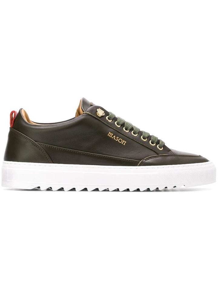 Mason Garments Calf Leather Sneakers - Green