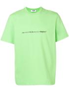 Msgm Crew Neck T-shirt - Green