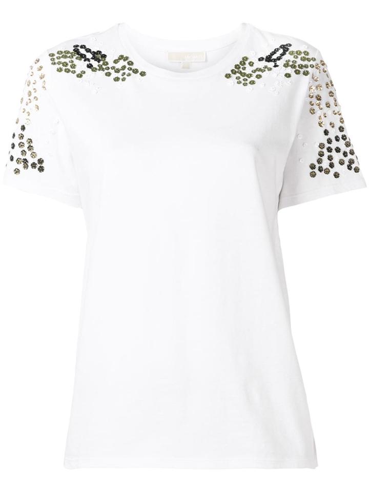 Michael Michael Kors Floral T-shirt - White