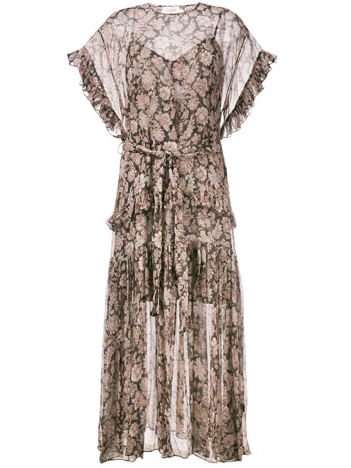 Zimmermann - Paisley Print Dress - Women - Polyester/spandex/elastane - 1, Women's, Polyester/spandex/elastane