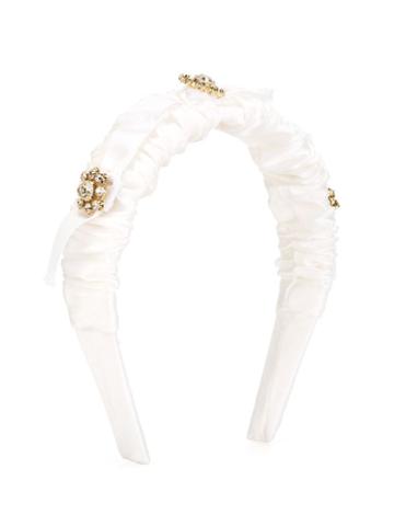 I Pinco Pallino Embellished Head Band, Girl's, White