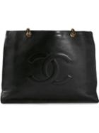 Chanel Vintage Cc Xl Shopper Tote