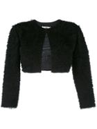 Blugirl - Cropped Jacket - Women - Polyester - 40, Women's, Black, Polyester