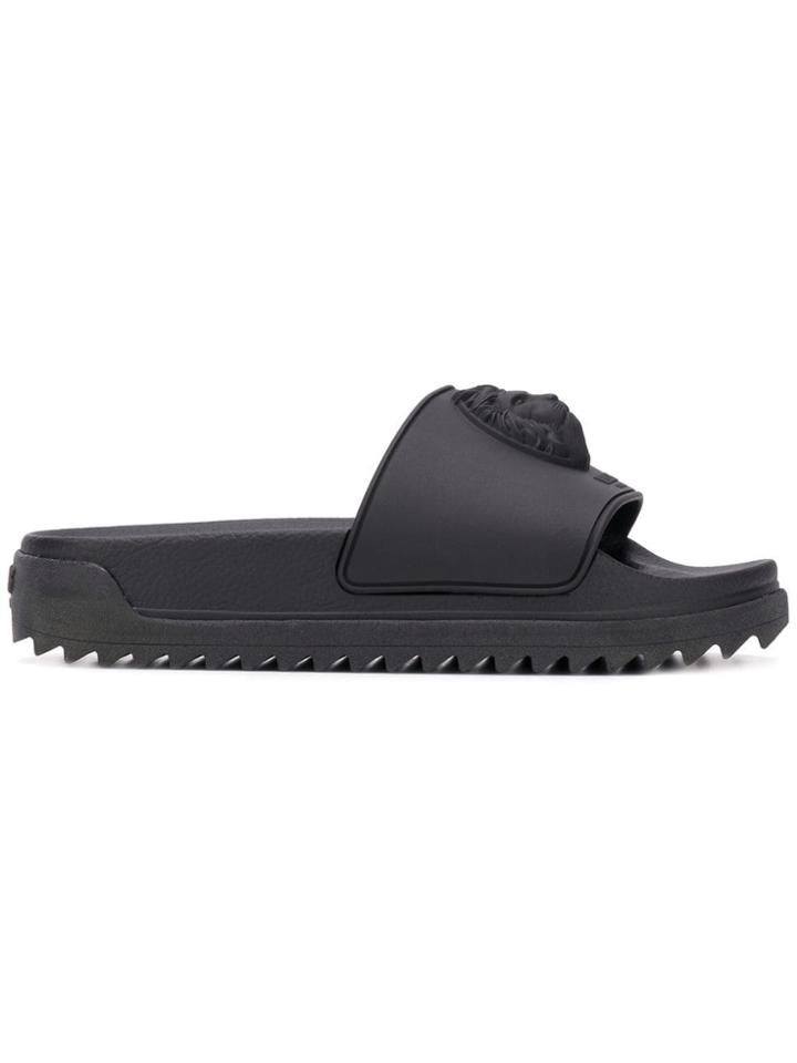Versus Lion Plaque Slides - Black