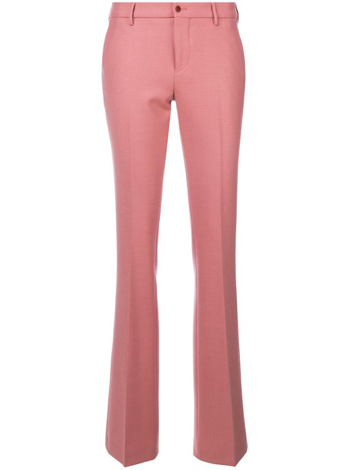 Pt01 Classic Flared Trousers - Pink & Purple