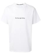 F.a.m.t. - Printed T-shirt - Unisex - Cotton - S, White, Cotton