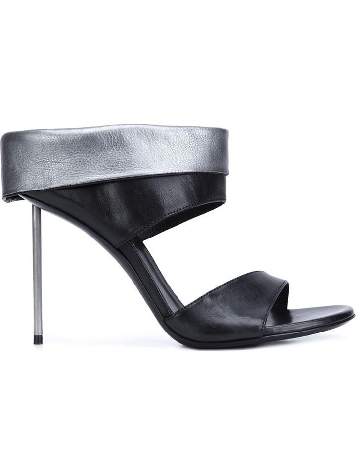 Vic Matie Laminated Turn-up Mules