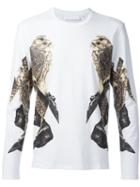 Neil Barrett Eagle Print Long Sleeve T-shirt