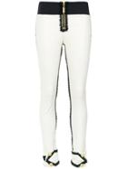 Andrea Bogosian Panelled Skinny Trousers - White