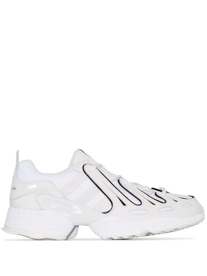 Adidas White Eqt Gazelle Sneakers