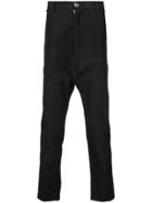 Taichi Murakami Dropped Crotch Trousers - Black
