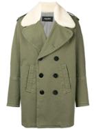 Neil Barrett Military Shearling Coat - Green