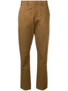 Nº21 Slim-fit Tailored Trousers - Brown