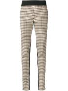 Stella Mccartney Slim Checked Trousers - Nude & Neutrals