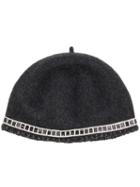 Le Chapeau Le Chapeau 5004 Antracite+nero Leather/fur/exotic