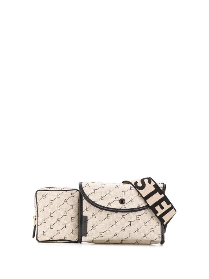 Stella Mccartney Monogram Canvas Belt Bag - Neutrals