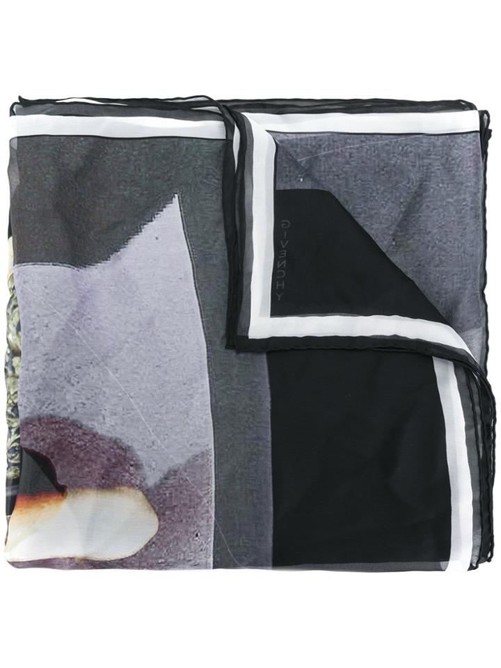 Givenchy Madonna Print Scarf - Black