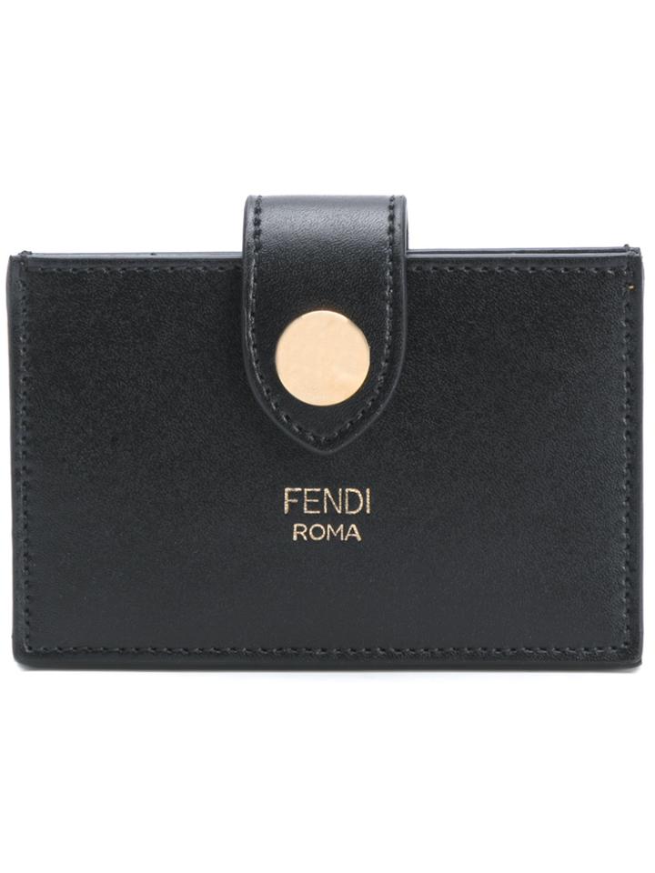 Fendi Accordion Wallet - Black
