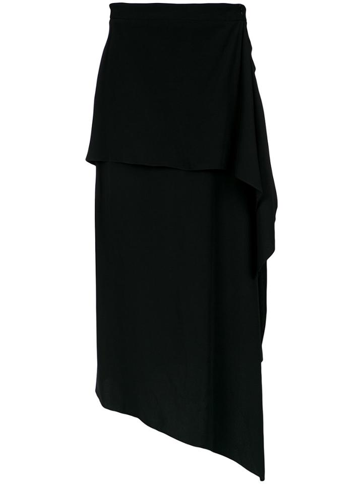Giuliana Romanno Asymmetric Skirt - Black