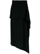 Giuliana Romanno Asymmetric Skirt - Black