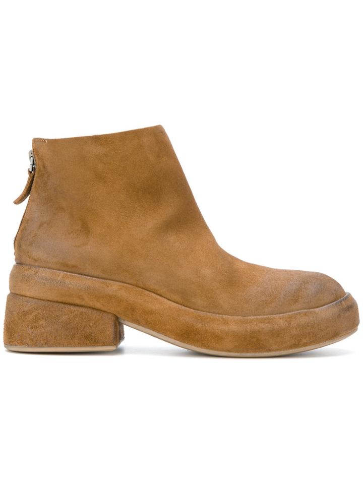 Marsèll Chunky Sole Boots - Nude & Neutrals