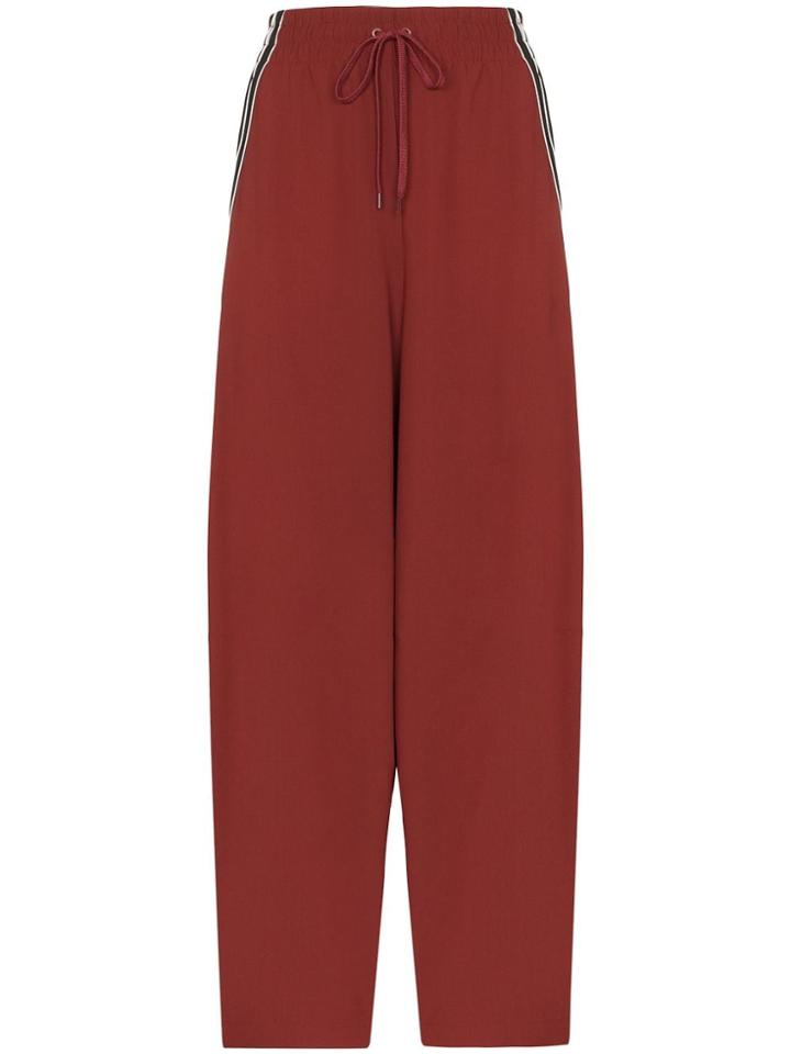 See By Chloé High Waisted Track Pants - Red