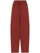 See By Chloé High Waisted Track Pants - Red