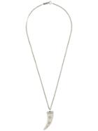 Isabel Marant Tooth Pendant Necklace - Neutrals