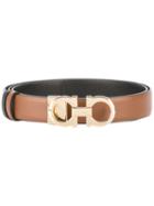 Salvatore Ferragamo - Buckled Belt - Women - Leather - 100, Brown, Leather
