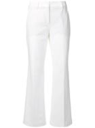 Incotex Flared Cropped Jeans - White