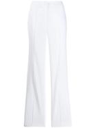 Luisa Cerano High Rise Flared Trousers - White