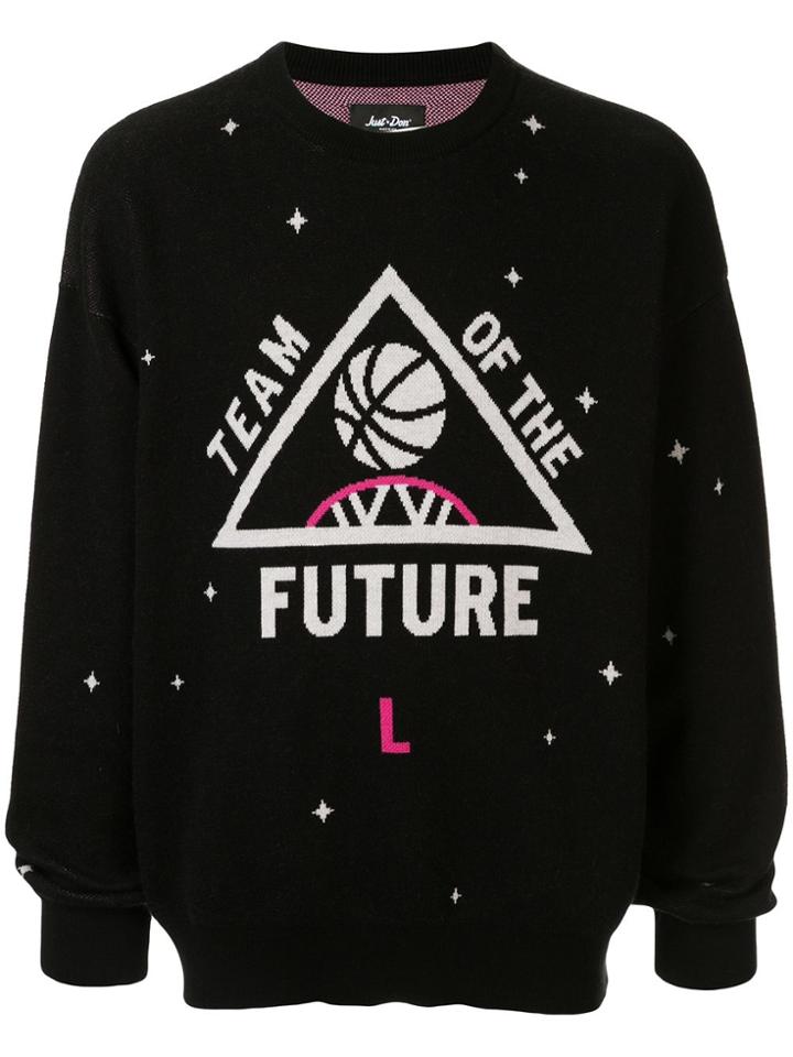 Just Don Team Of The Future Sweater - Black