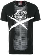 Plein Sport Tiger & Cross Motif T-shirt - Black
