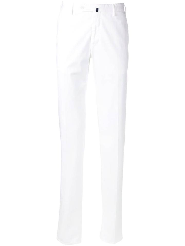Incotex Regular Fit Trousers - White