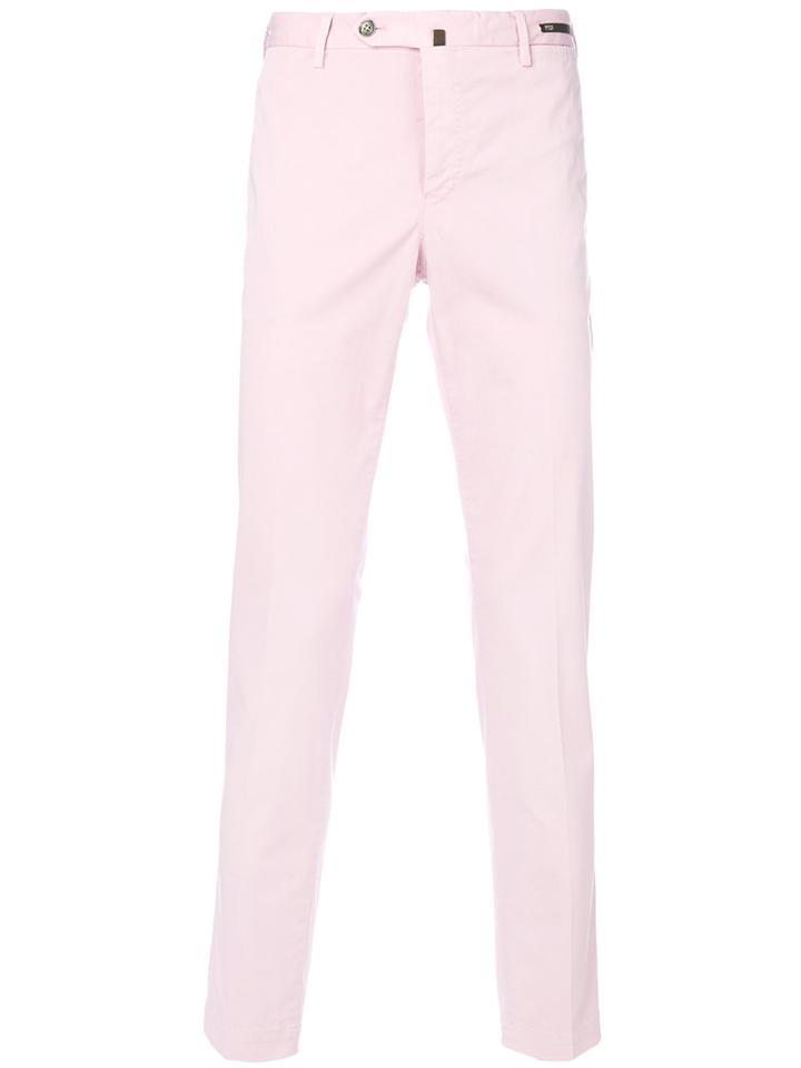 Pt01 - Chino Trousers - Men - Cotton/elastodiene - 48, Nude/neutrals, Cotton/elastodiene
