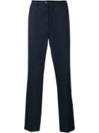Pringle Of Scotland Slim-fit Wool Trousers - Blue