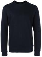 Plac Pinstripe Sweatshirt, Men's, Size: Large, Blue, Cotton/polyester/polyurethane/wool