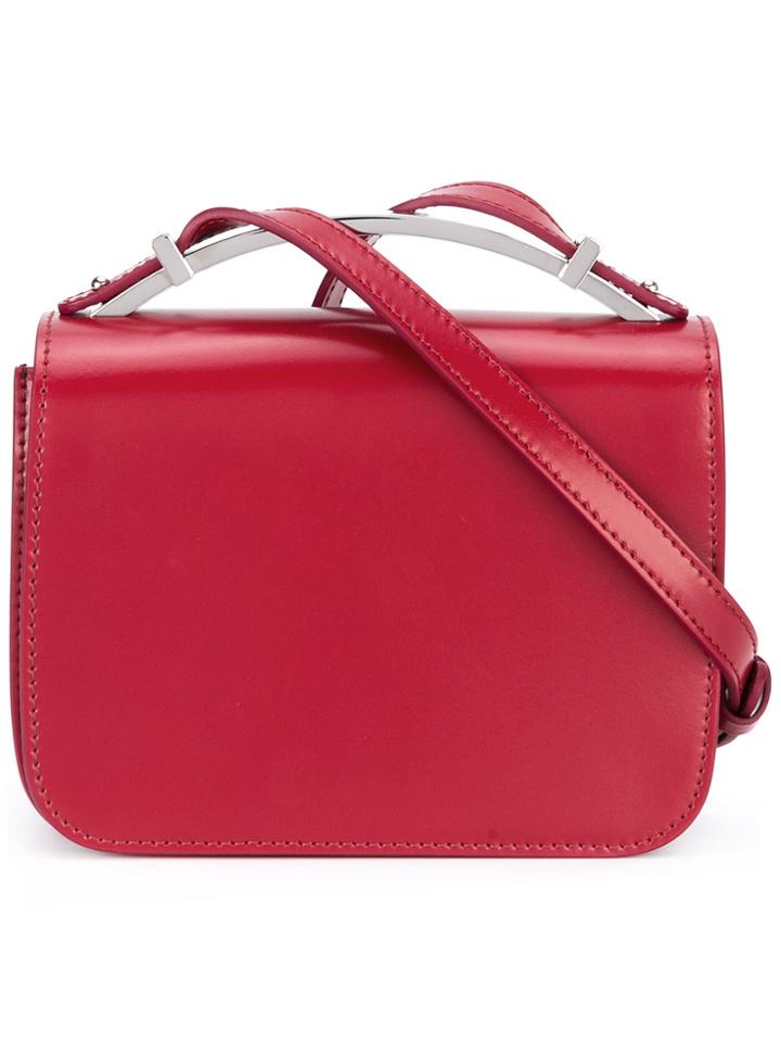 Marni Sculpture Cross Body Bag - Red