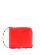 Jil Sander Zip Around Coin Pouch - Red